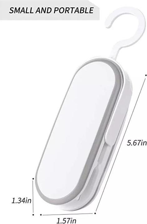 Actual product image PhoneLook Mini scelleur électronique de sacs en plastique scellage à chaleur d'emballages ouverts