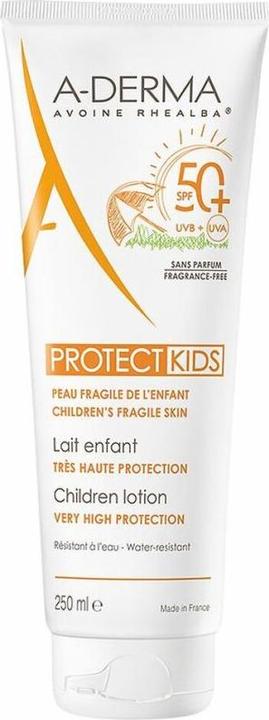 Actual product image A-Derma A derma protect leche niños spf50 250ml (Suntan cream, SPF 50+, 250 ml)