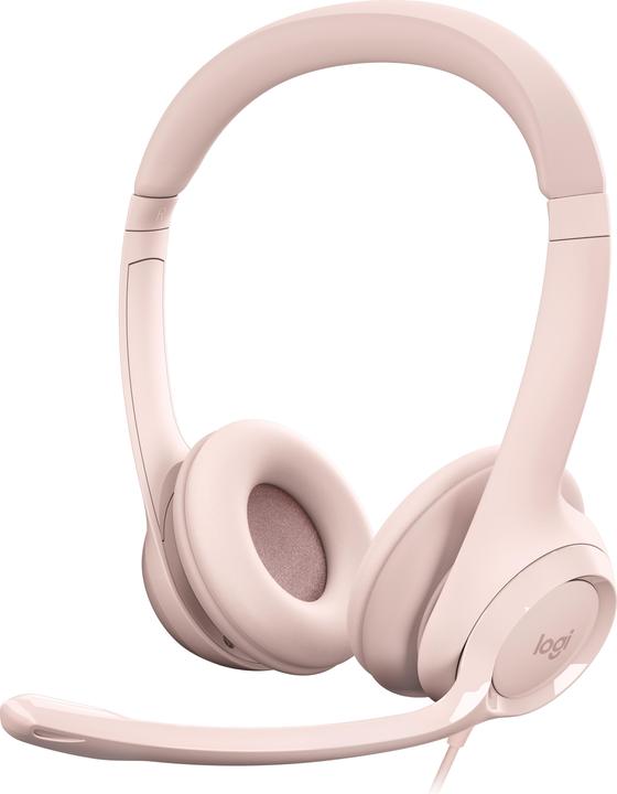 Image du produit Logitech Casque filaire H390 - ROSE - USB (Filaire, USB-A)