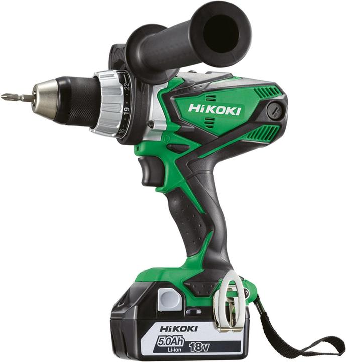 Actual product image Hikoki DS18DSDL 5.0 Ah cordless drill driver incl. 2 batteries, charger and HSCII (Rechargeable battery operated)