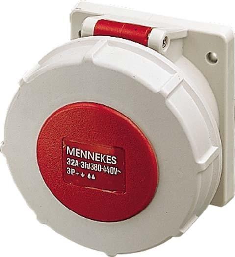 Actual product image Mennekes MEN 2123A SURFACE MOUNTED SOCKET 4PIN.32A400-440V