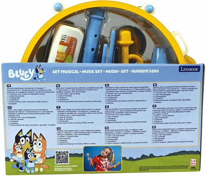 Productafbeelding Bluey - musical set with 7 instruments (89029)