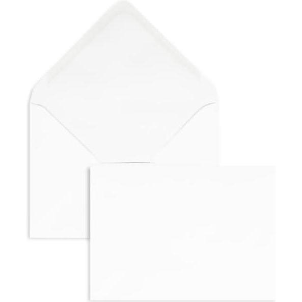 Blanke, Briefumschlag, Briefumschläge C6 100g/qm gummiert VE=100 Stück weiss (C6, 100 x)
