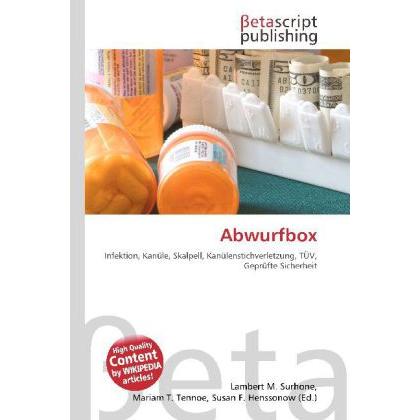 Abwurfbox, Fachbücher von Miriam T. Timpledon, Susan F. Marseken, Lambert M. Surhone