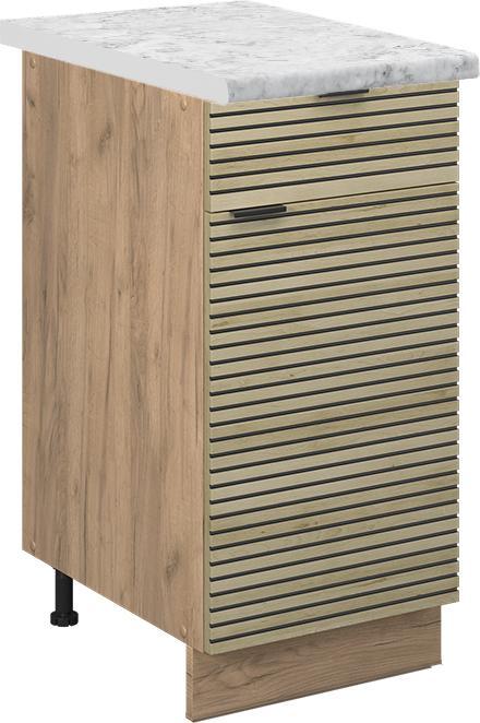 Gold power oak, Marble-white, Oak panel