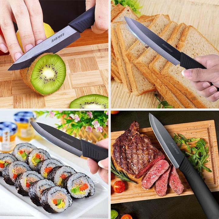 Actual product image Ankway Ceramic knife set with peeler (16.30 cm)