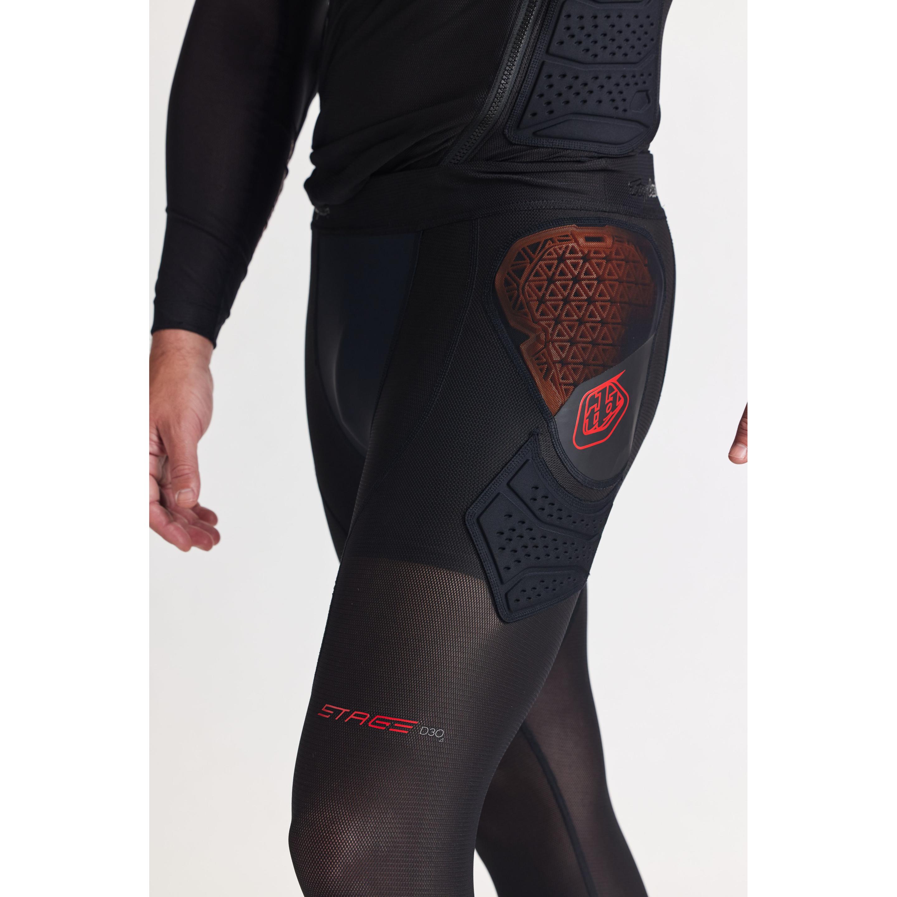 Thumbnail - Troy Lee Designs, Unisex, Velohosen, Stage Ghost D3O Baselayer Pant, black S (S), Schwarz, S