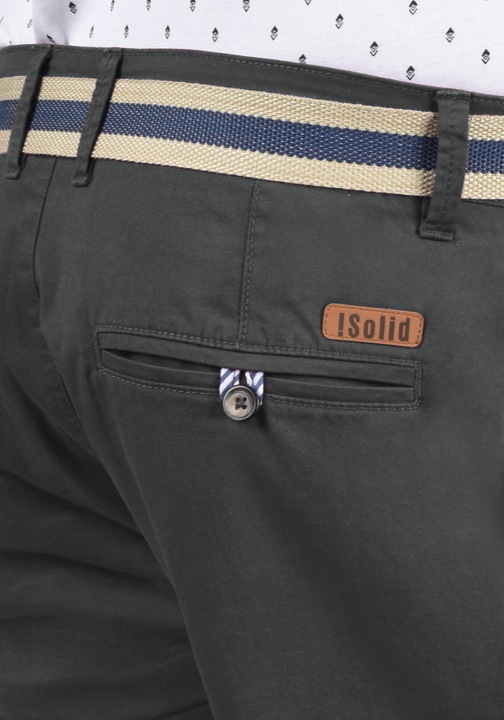 Immagine prodotto Solid Monty Pantaloncini Chino Shorts Panno Corti Da Uomo con cintura elasticizzato Regular- Fit (M)