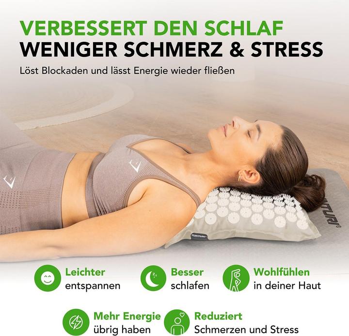 Immagine prodotto Tunturi Akupressurmatte Pro mit Kissen, div.Farben (20 mm)