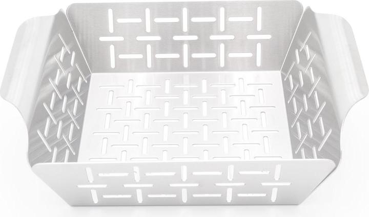 Image du produit All'Grill Panier à barbecue en acier inoxydable, 19 x 24 x 5,5 cm