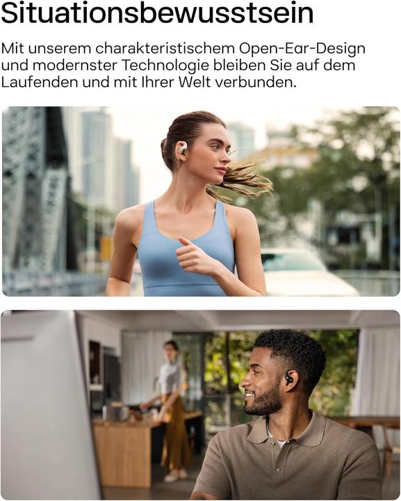 Image du produit Shokz OpenFit 2 Open-Ear Bluetooth-Kopfhörer (ANC, 48 h, Sans fil)