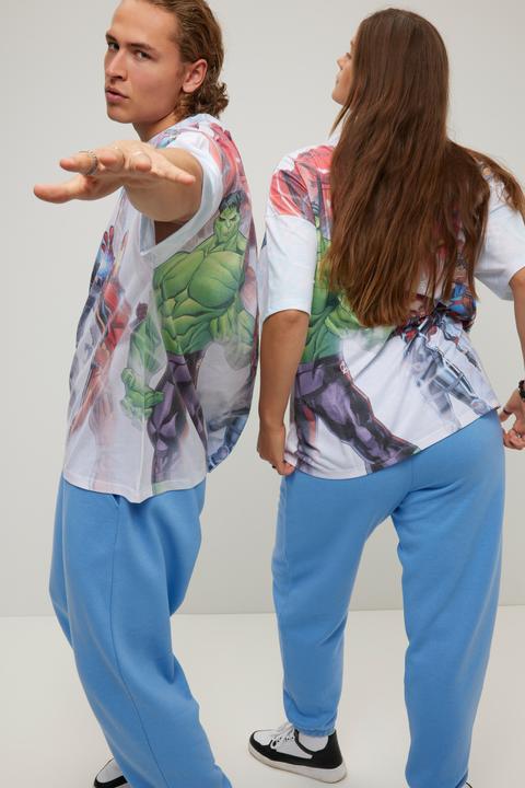 Immagine prodotto Studio Untold T-shirt unisex dal taglio oversize con stampa Marvel e scollo a girocollo (L)