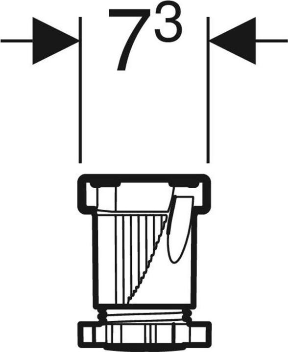 Actual product image Geberit 554.958.00.2 (70 cm, 70 cm)