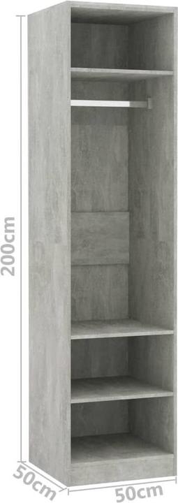 Actual product image vidaXL Cam (50 x 50 x 200 cm)