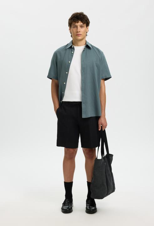 Produktbild Selected Regular Fit Shorts aus Leinengemisch (S)