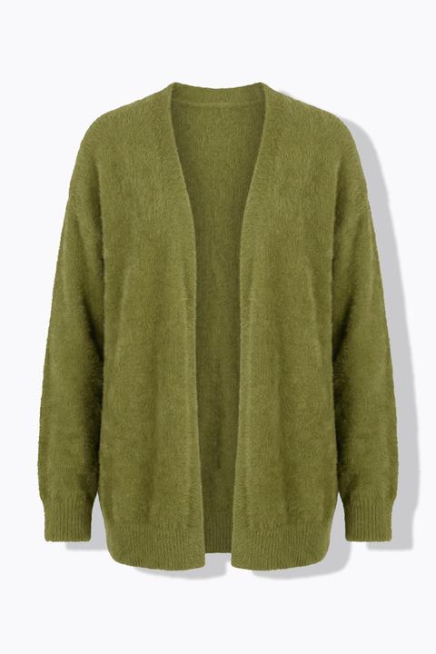 Produktbild Studio Untold Strickjacke, bequemer Shape, Kuschelstrick, offene Form (50)