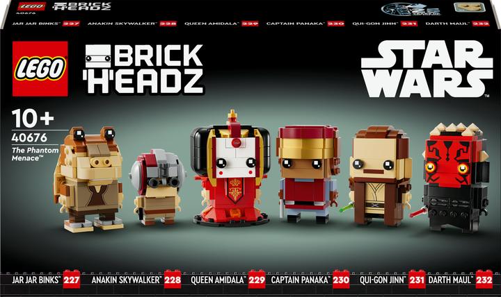 Produktbild LEGO Die dunkle Bedrohung (40676, LEGO Brickheadz, LEGO Star Wars)