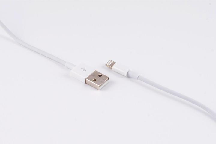 Produktbild Shiverpeaks ®-BASIC-S--USB Lade-Sync Kabel, USB A Stecker auf 8-Pin Stecker, 2.0, ABS, weiss, 0,5m (0.50 m, USB 2.0)