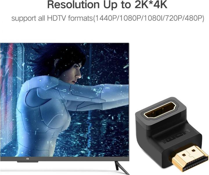 Image du produit Ugreen Adaptateur HDMI 90 degrés (HDMI, 7 cm)
