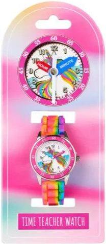 Actual product image Accutime - Watch Time Teacher Rainbow Unicorn (910341) (Analogue wristwatch)