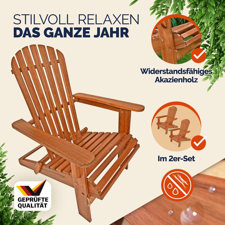 Produktbild Casaria Adirondack
