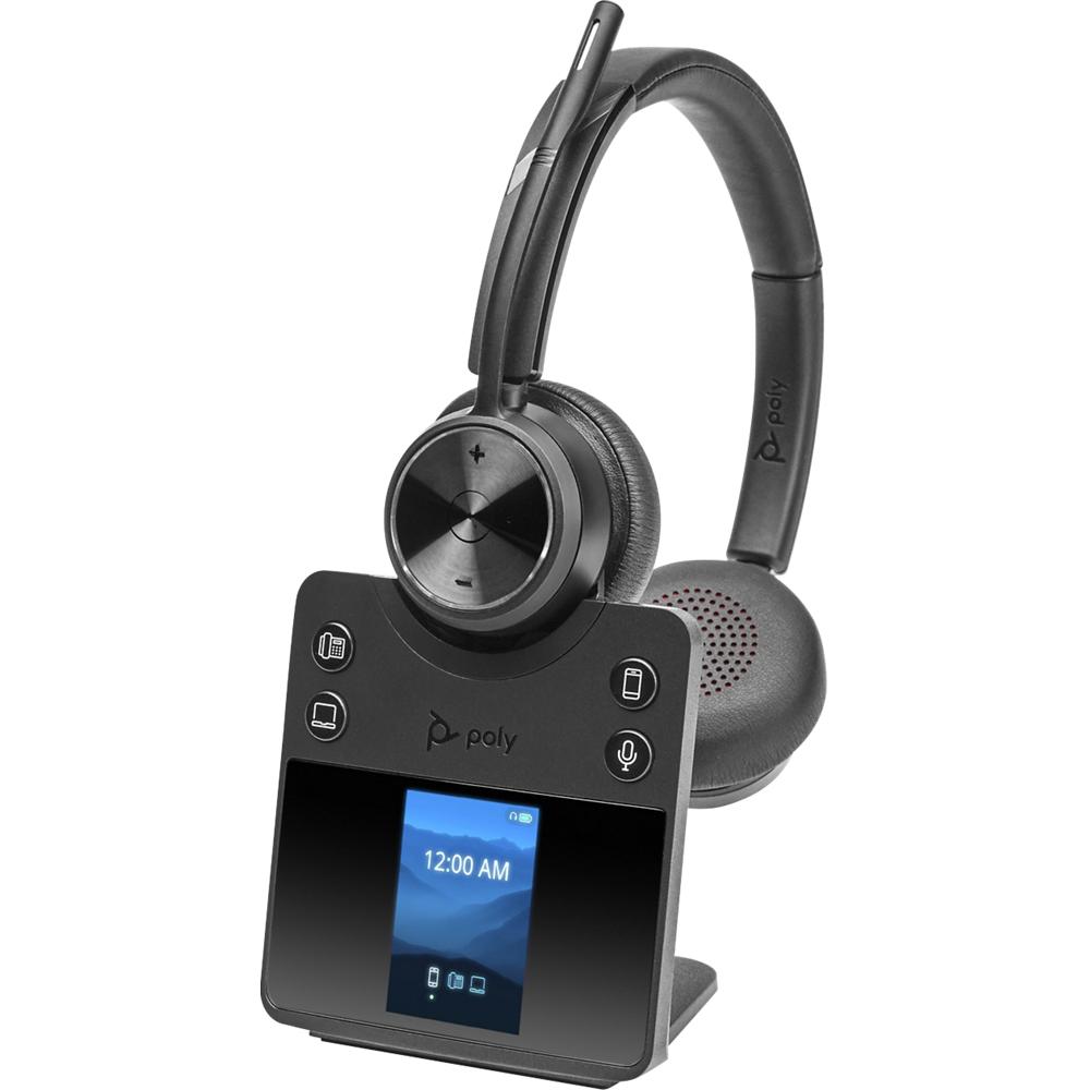 Poly SAVI 7410 OFFICE S7410 CD OTH (Kabellos), Office Headset, Schwarz
