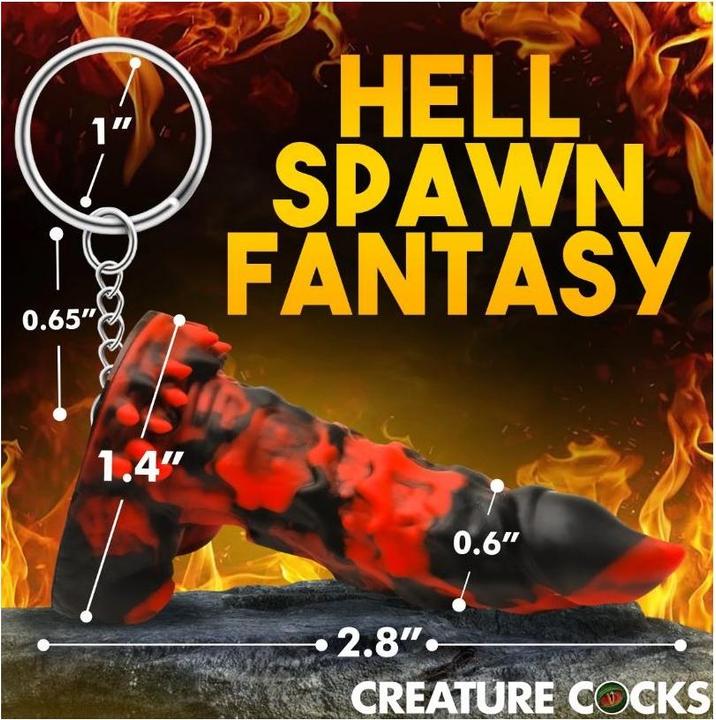 Produktbild Frisky Feuer Dämon Silikon Schlüsselanhänger