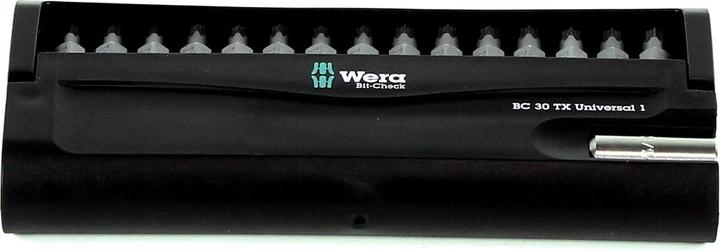 Image du produit Wera Bit-Check 30 TX Universal 1 (Six pans creux TX M20, Six pans creux TX M25, Six pans creux TX M15, Six pans creux TX M30, Six pans creux TX M10, Six pans creux TX M40)