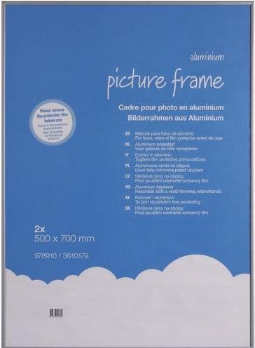 Productafbeelding Niceday Aluminium lijst 50x70cm zilver