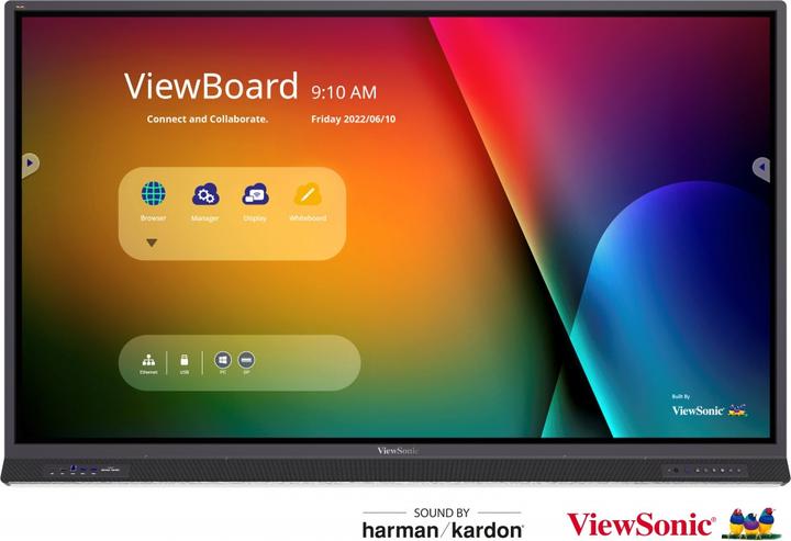 Produktbild Viewsonic ViewBoard 52serie touchscreen - 75inch - Android 9.0 - 400 nits - USB-C - DP - 2x20W + sub 40W Harm (3840 x 2160 Pixel, 75")