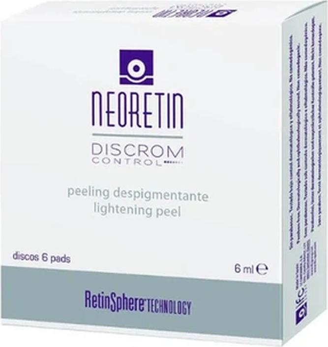 Actual product image Neoretin Discrom Control Brightening Peel 6 Pads