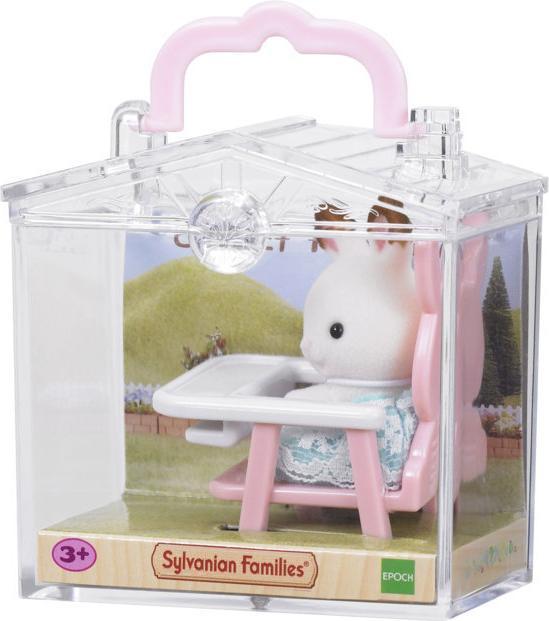 Actual product image Sylvanian Families Rabbit in a baby high chair