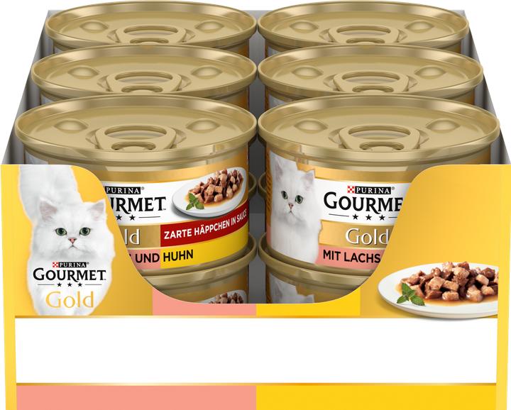 Immagine prodotto Gourmet GOLD CiG Salmone e Pollo 85 g (Adulto, 1 pz., 85 g)