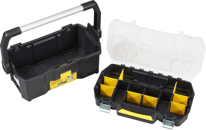 Produktbild Stanley Werkzeugtrage mit Organizeraufsatz 19 Zoll (2 Teile)