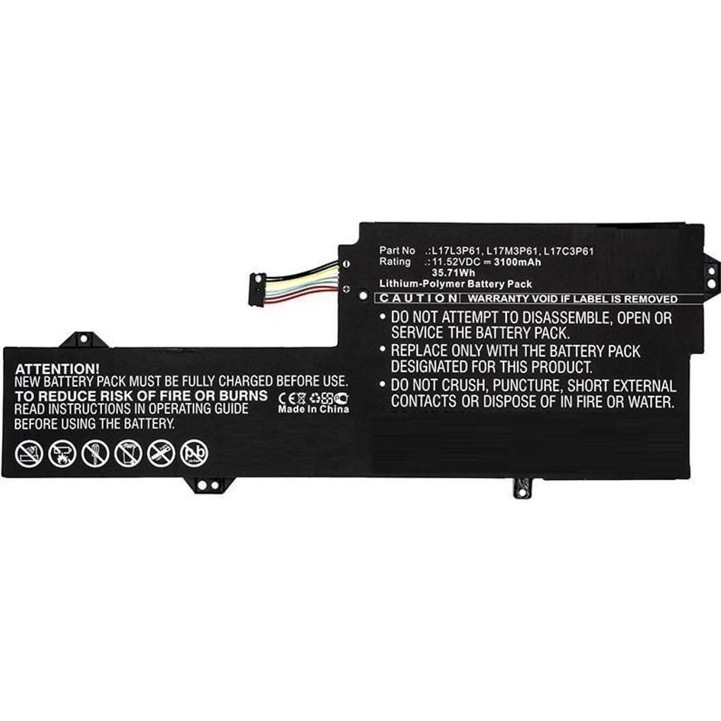 Thumbnail - CoreParts Laptop Battery for Lenovo (3100 mAh), Notebook Akku, Schwarz