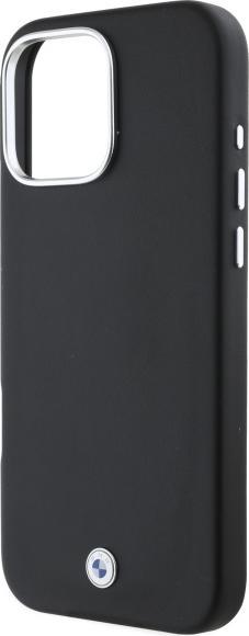 Actual product image BMW BMHMP16L23PUFWK iPhone 16 Pro 6.3" czarny/black hardcase Sign Full Wrapped Metal MagSafe (Apple iPhone 16 Pro)