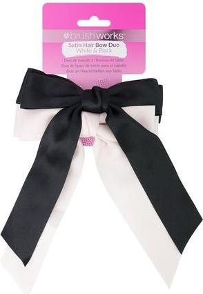Immagine prodotto Brush Works Brushworks Satin Hair Bow Duo Black & White (1 pz.)