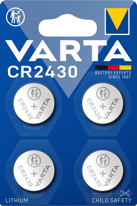 Produktbild Varta CR2430 (4 Stk., CR2430, 290 mAh)