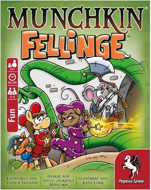 Produktbild Pegasus Kartenspiel Munchkin Fellinge (Deutsch)