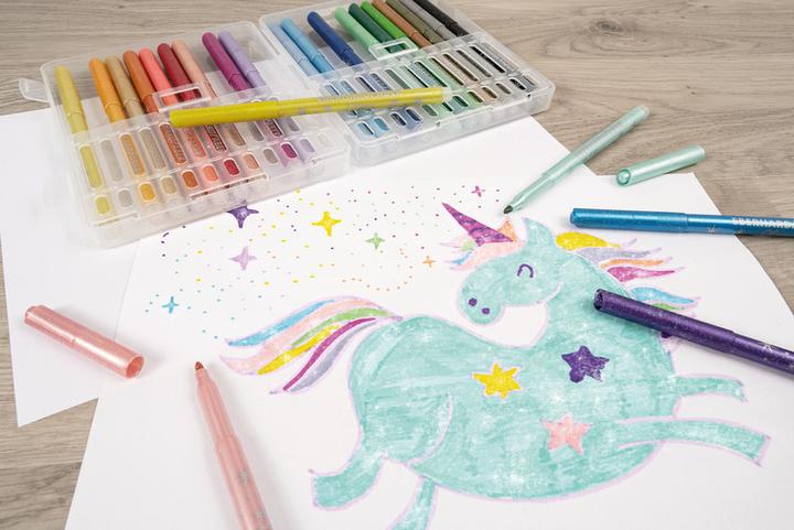 Image du produit EberhardFaber Crayon fibre Glitter (Multicolore, 24 x)