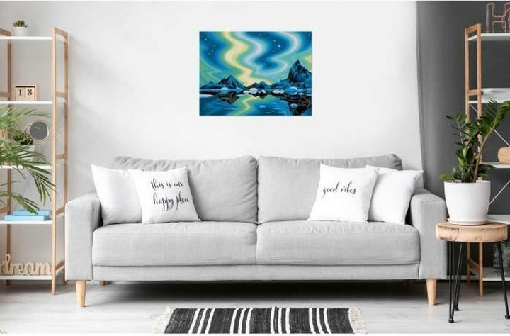 Actual product image Ravensburger CreArt - Painting by numbers 23907 - Northern Lights - from 14 years - Painting on paper