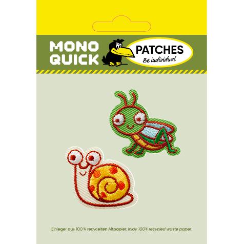 Thumbnail - Mono Quick Grashüpfer und Schnecke, Applikationen, Grün