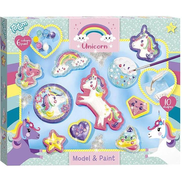 Totum Einhorn - Gipsguss und Bemalung (71759)