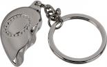 Actual product image Ootb Metal keychain, Broken Heart