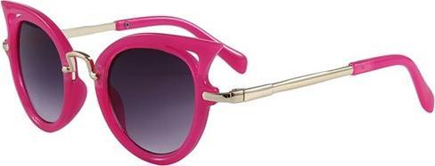 Immagine prodotto Bekos Occhiali da sole per bambini Occhi di gatto rosa