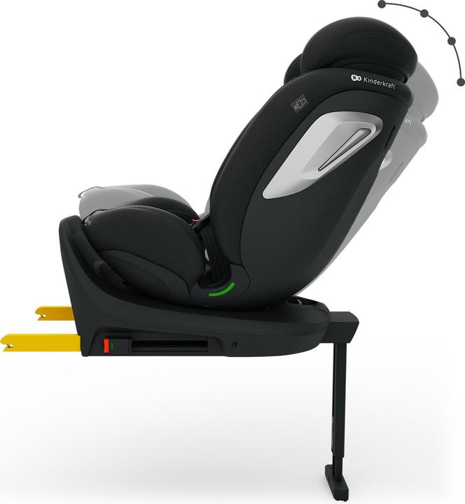 Produktbild KinderKraft Autositz I-360 2 PLUS i-SIZE 40-150cm BLACK (Kindersitz, ECE R129/i-Size Norm)
