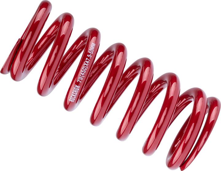 RockShox Spiraalveer, metrisch, elektrisch rood 134 mm (134 mm, 55 mm)