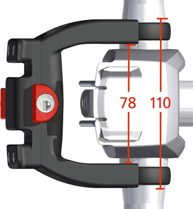 Immagine prodotto KlickFix E Adattatore manubrio con serratura