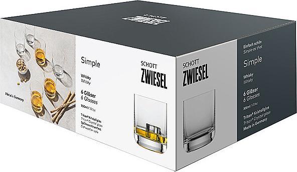 Immagine prodotto Schott Zwiesel Whiskyglas Simple Set (3 dl, 6 x, Bicchiere da whisky)