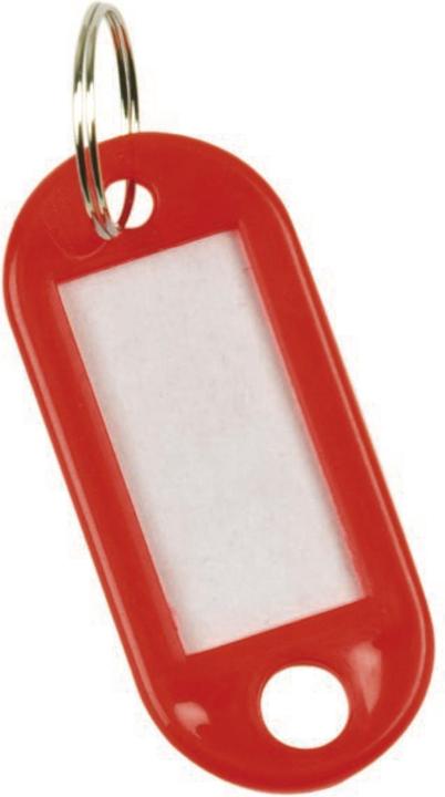 Image du produit Q-Connect K-CONNECT paquets de clés, 50x22mm, 100 pièces, rouge